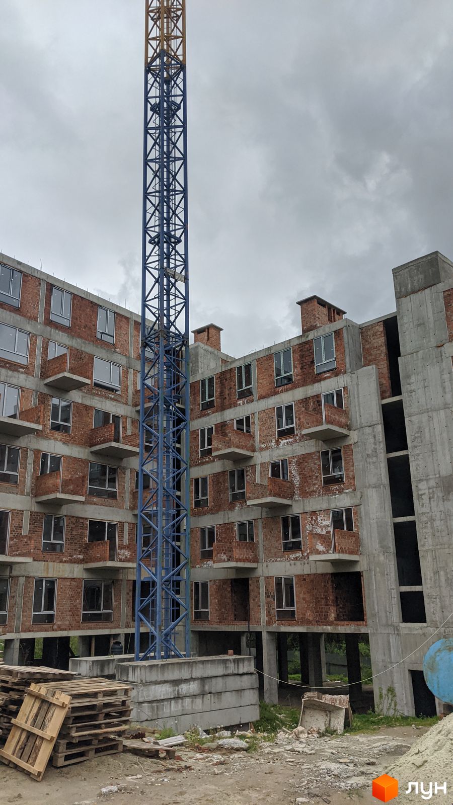 Моніторинг будівництва ЖК Family House - Ракурс 6, квітень 2024