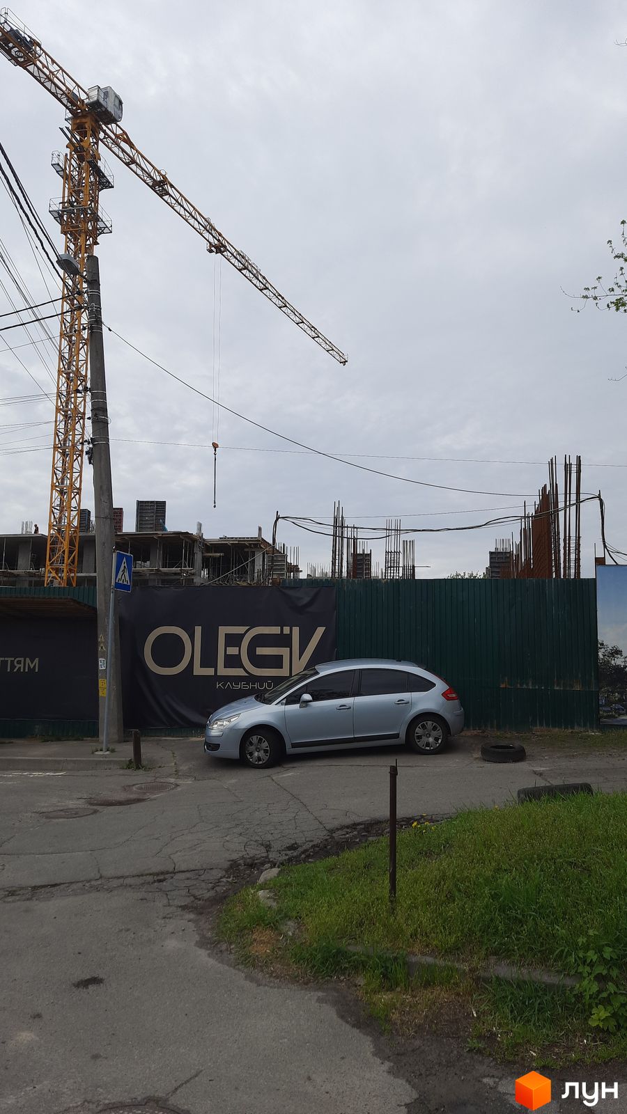 Моніторинг будівництва Клубний дім OLEGIV Podil - Ракурс 7, квітень 2024