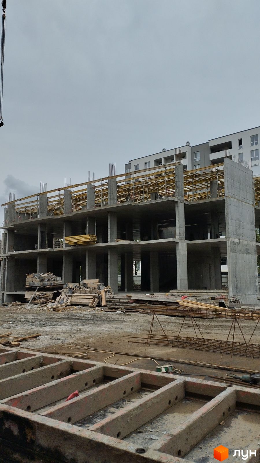 Моніторинг будівництва ЖК LuxAR - Ракурс 3, квітень 2024