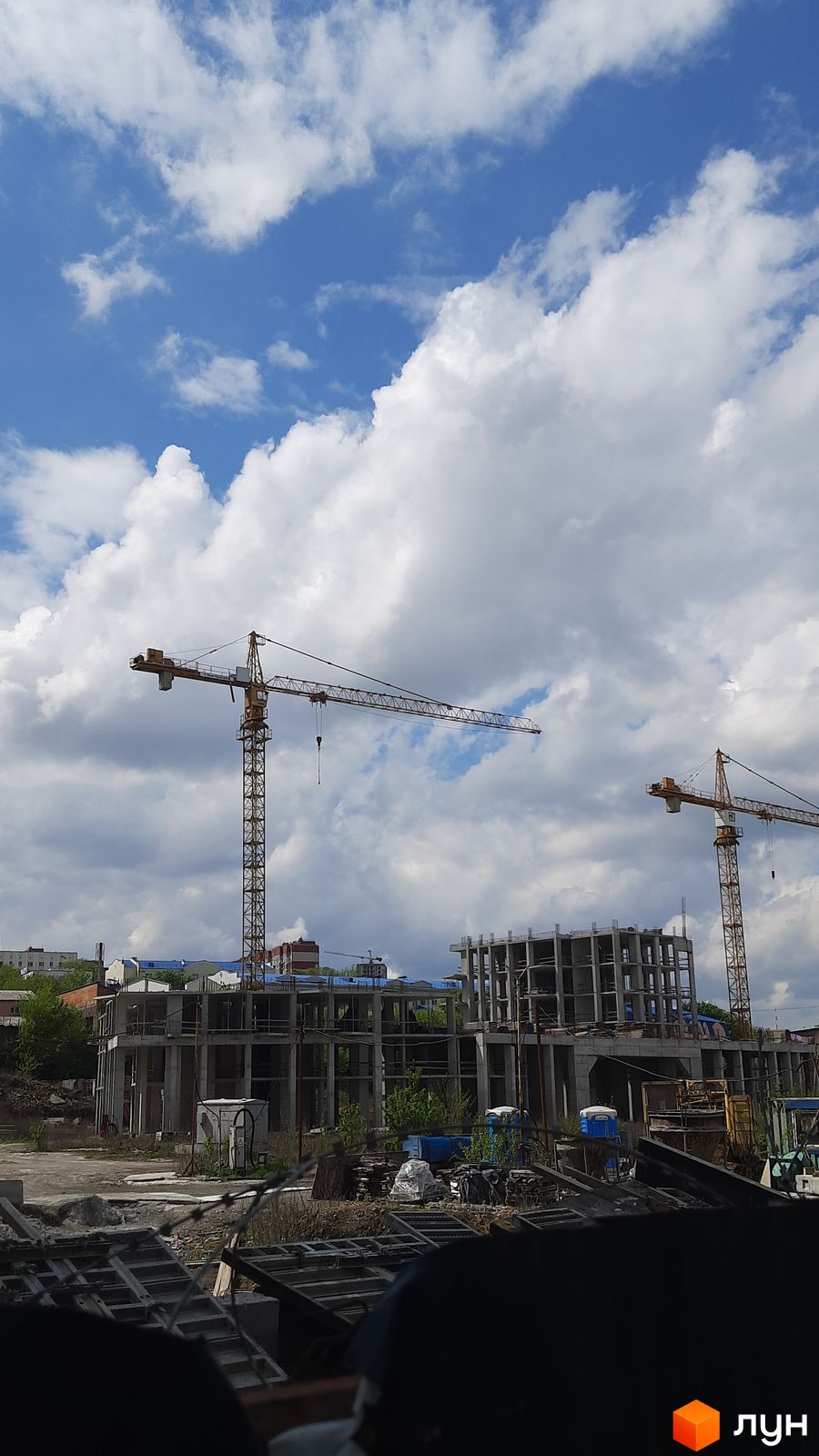 Моніторинг будівництва ЖК RIVERDALE - Ракурс 21, квітень 2024