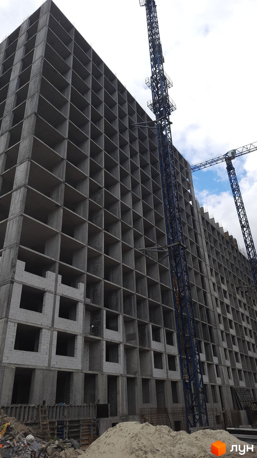Моніторинг будівництва ЖК Orange City - Ракурс 5, квітень 2024