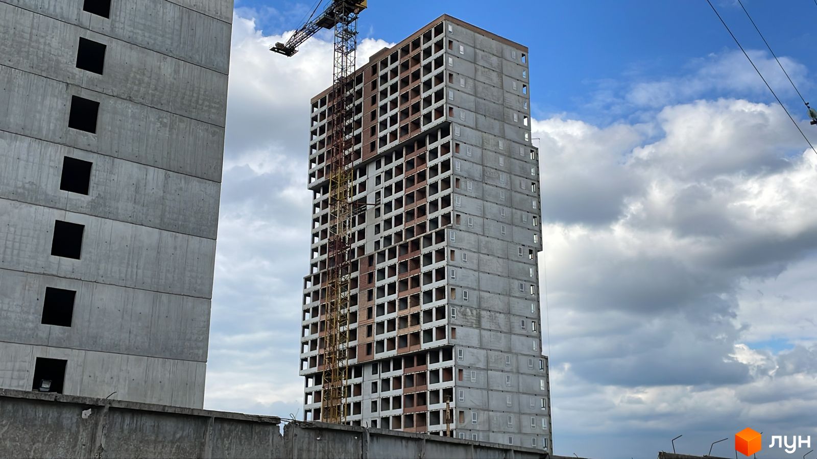 Моніторинг будівництва ЖК А12 на Олімпійській - Ракурс 4, квітень 2024