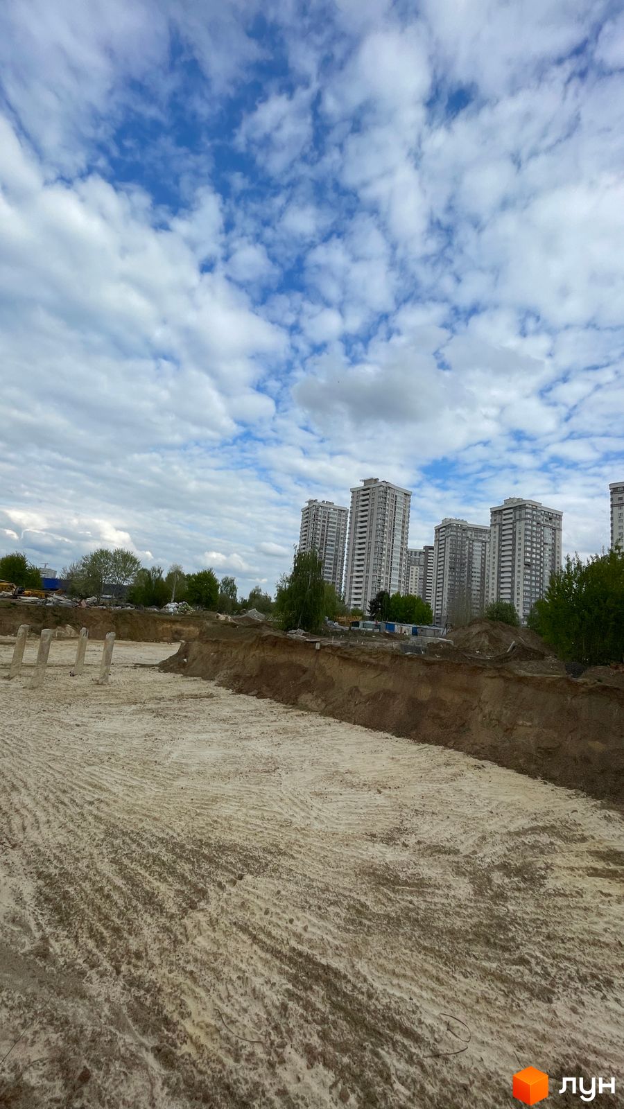 Моніторинг будівництва ЖК Krona Park II - Ракурс 29, квітень 2024