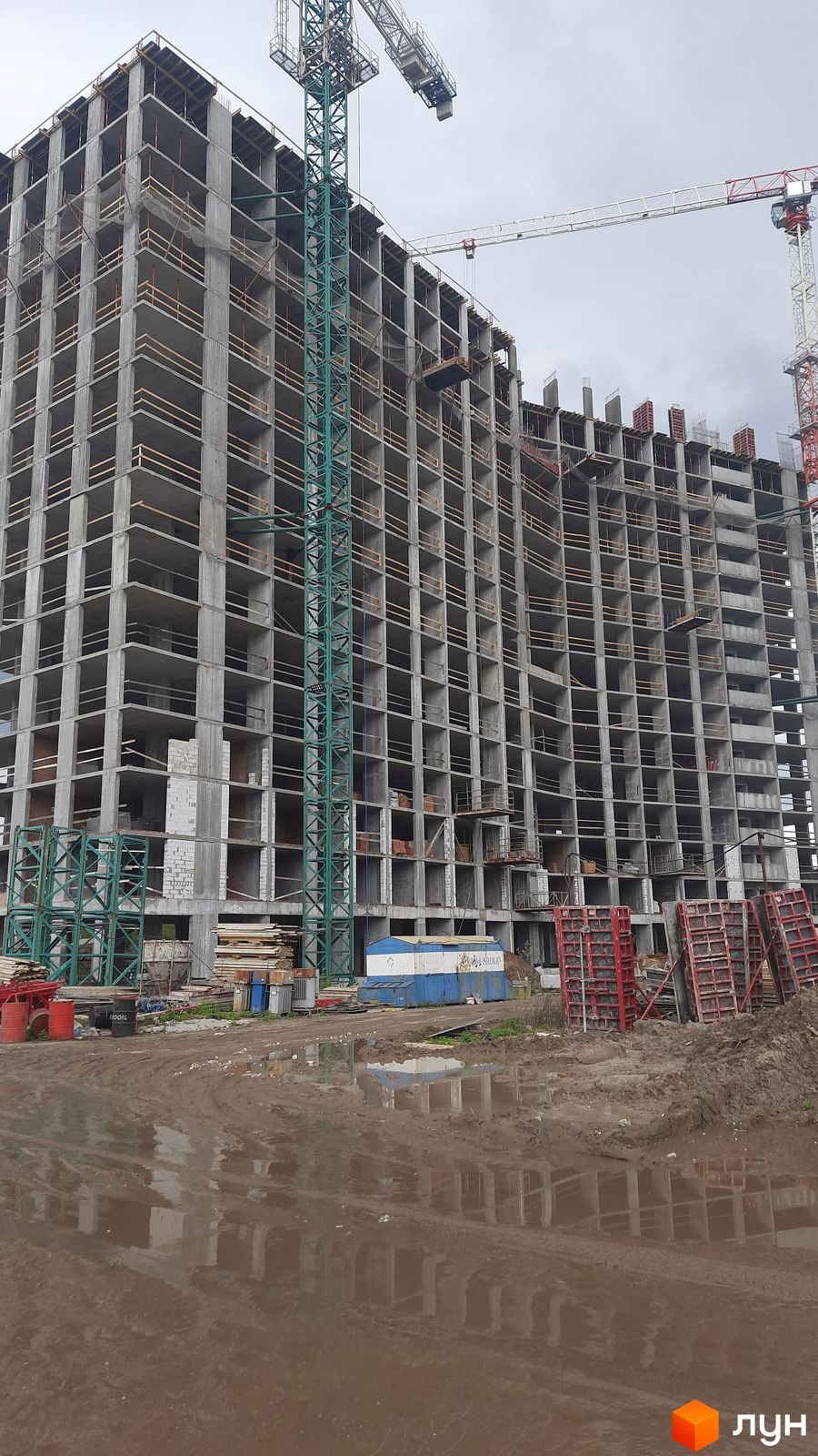 Ход строительства ЖК Dibrova Park - Ракурс 24, апрель 2024