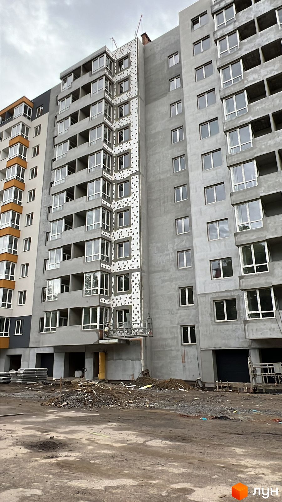 Ход строительства ЖК Старогородский - Ракурс 2, апрель 2024
