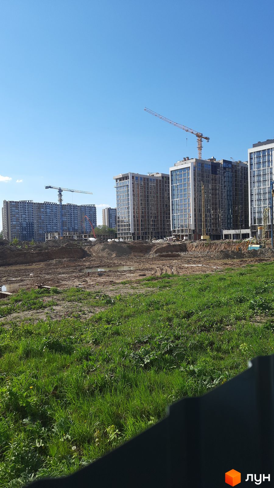 Моніторинг будівництва ЖК Феофанія City - Ракурс 15, квітень 2024