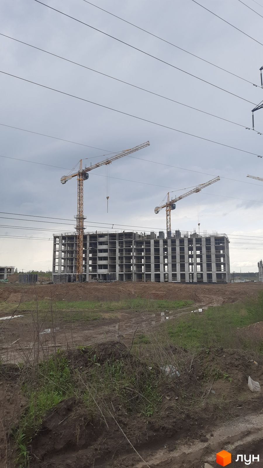 Ход строительства ЖК Варшавский-3 - Ракурс 21, апрель 2024