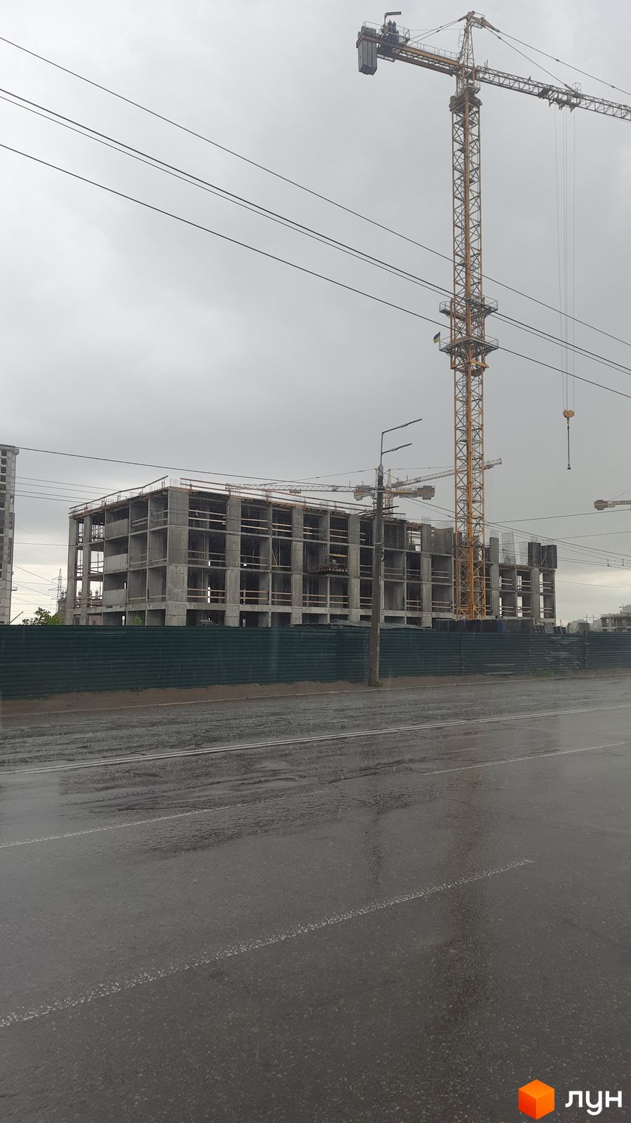 Ход строительства ЖК Варшавский-3 - Ракурс 25, апрель 2024