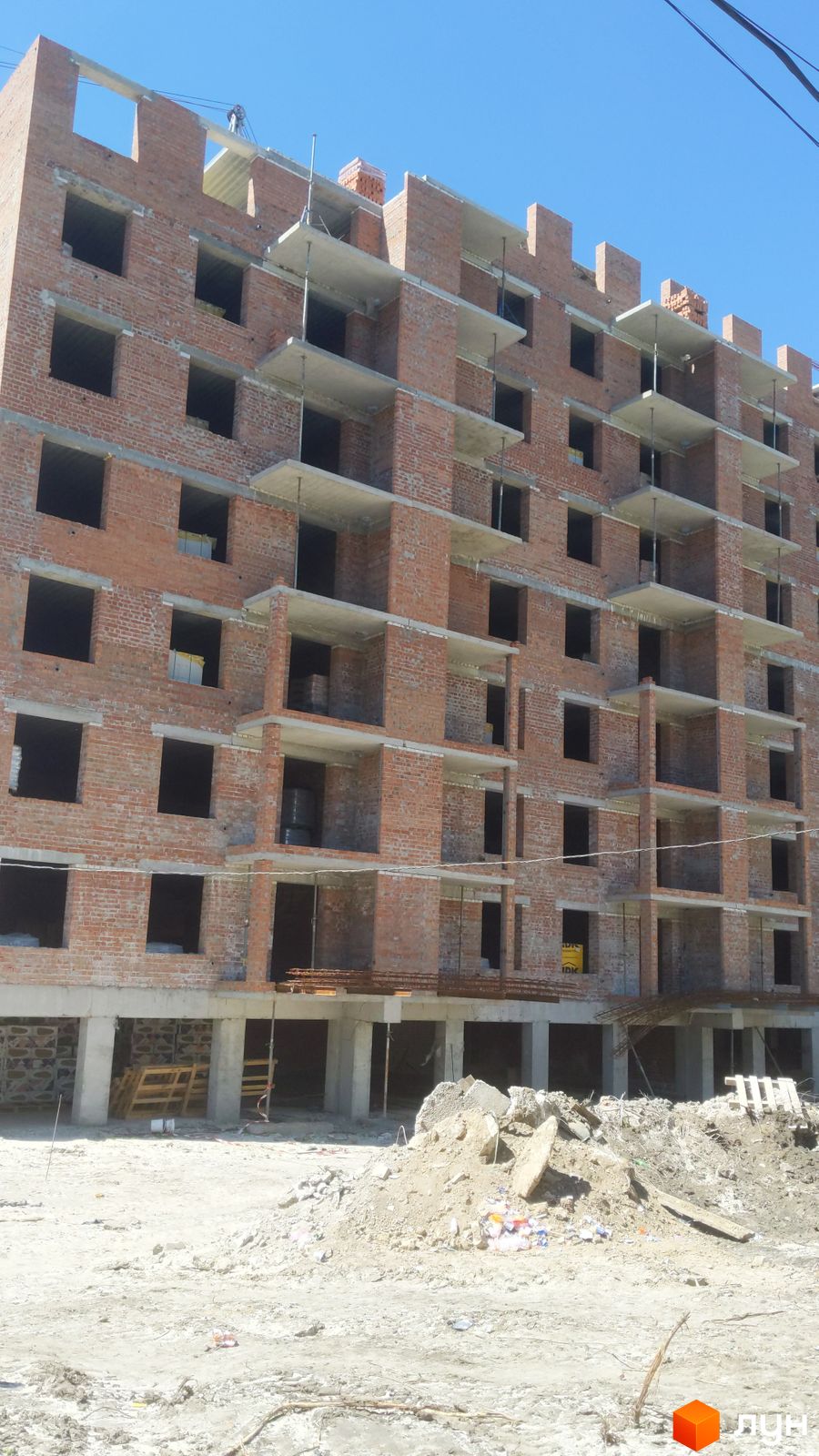 Моніторинг будівництва ЖК Щасливий у Дніпрі - Ракурс 15, квітень 2024