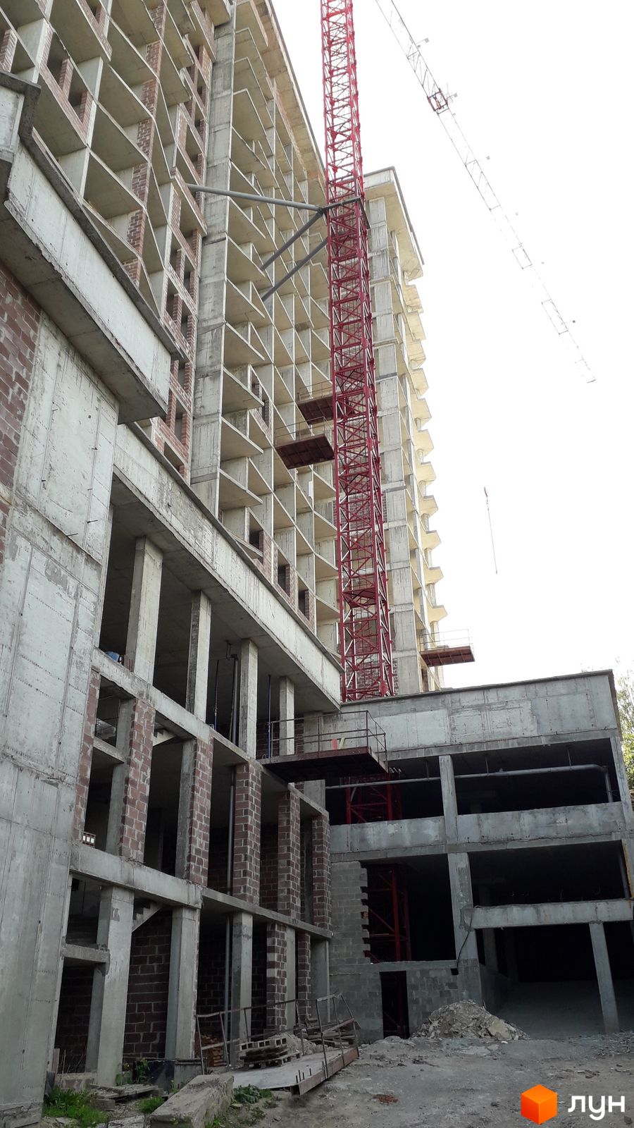 Моніторинг будівництва ЖК Домініканський - Ракурс 2, травень 2024