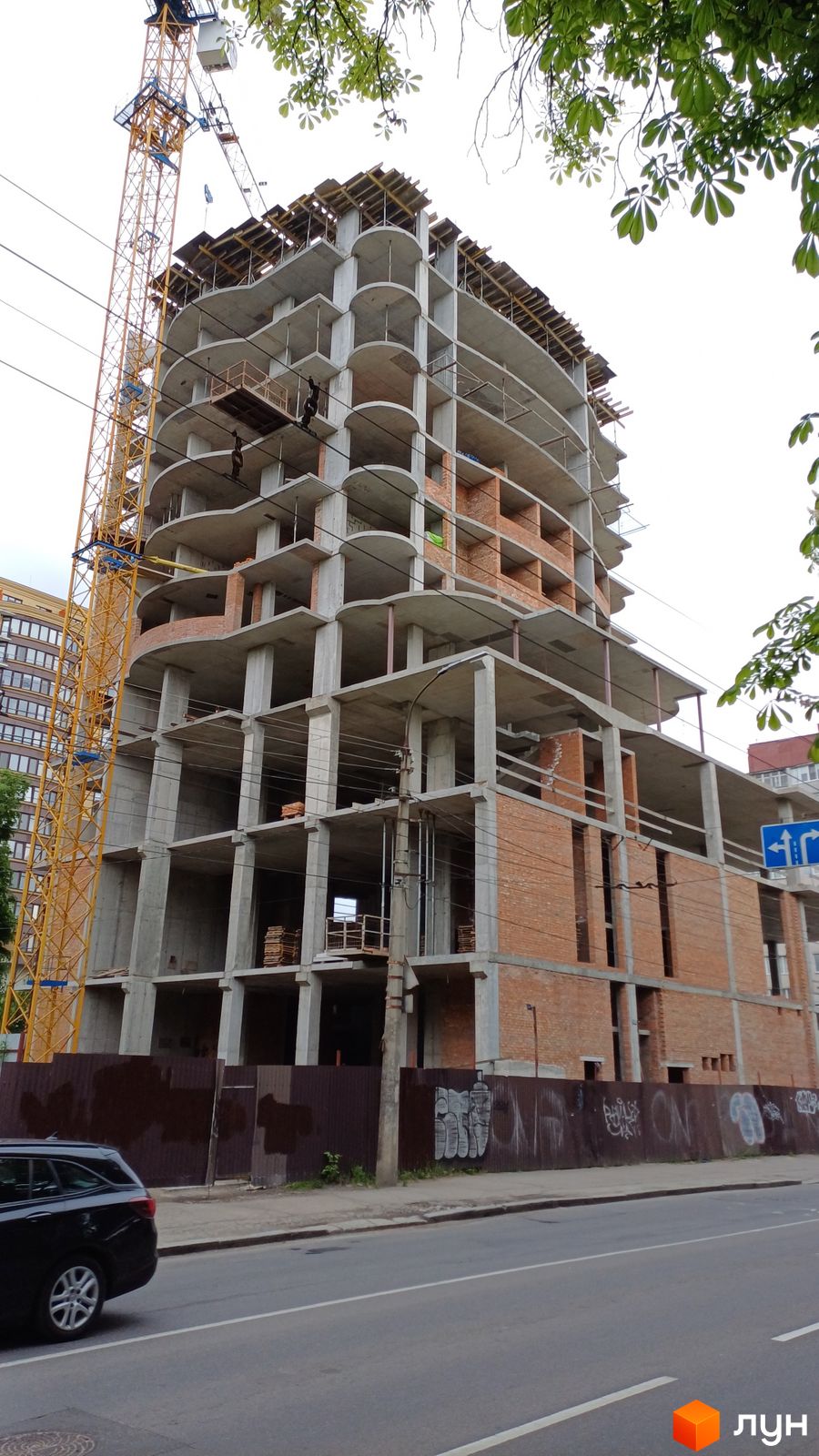 Моніторинг будівництва ЖК Grand Palace - Ракурс 6, травень 2024