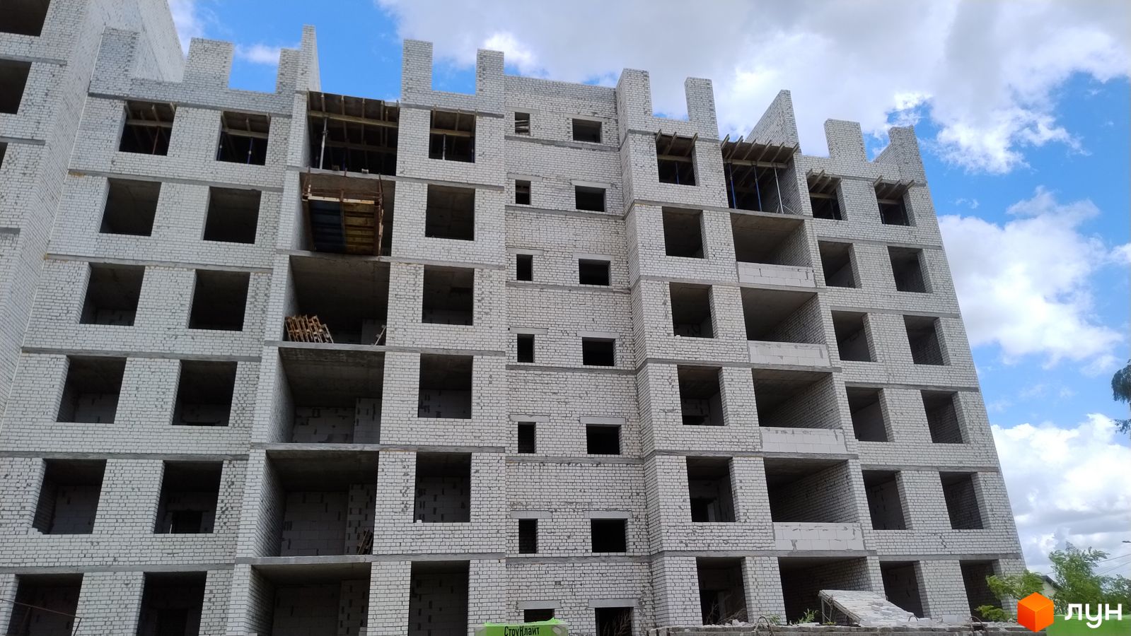 Моніторинг будівництва ЖК Празький квартал 2 - Ракурс 16, травень 2024