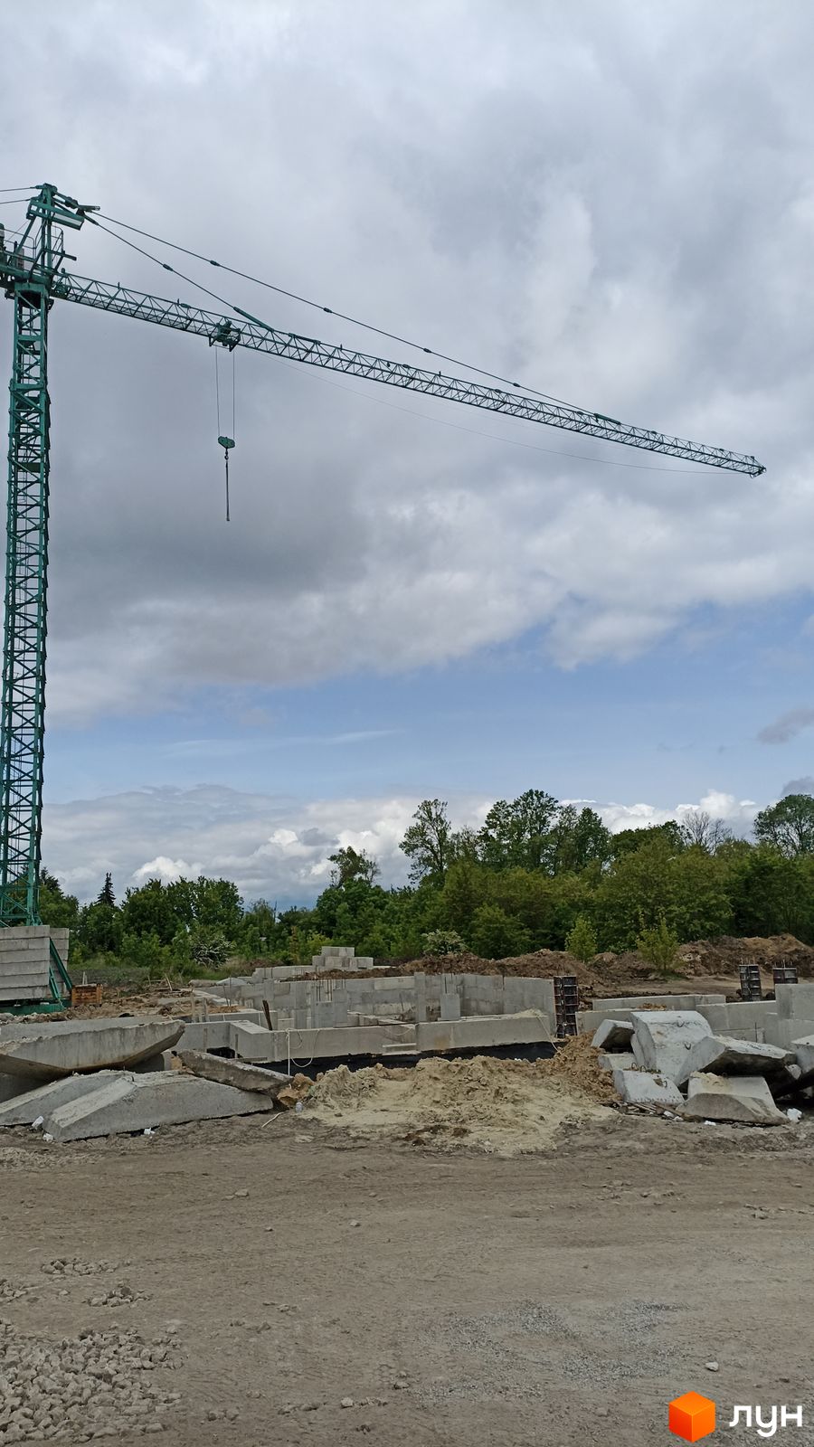 Моніторинг будівництва ЖК Нові Байківці - Ракурс 17, травень 2024