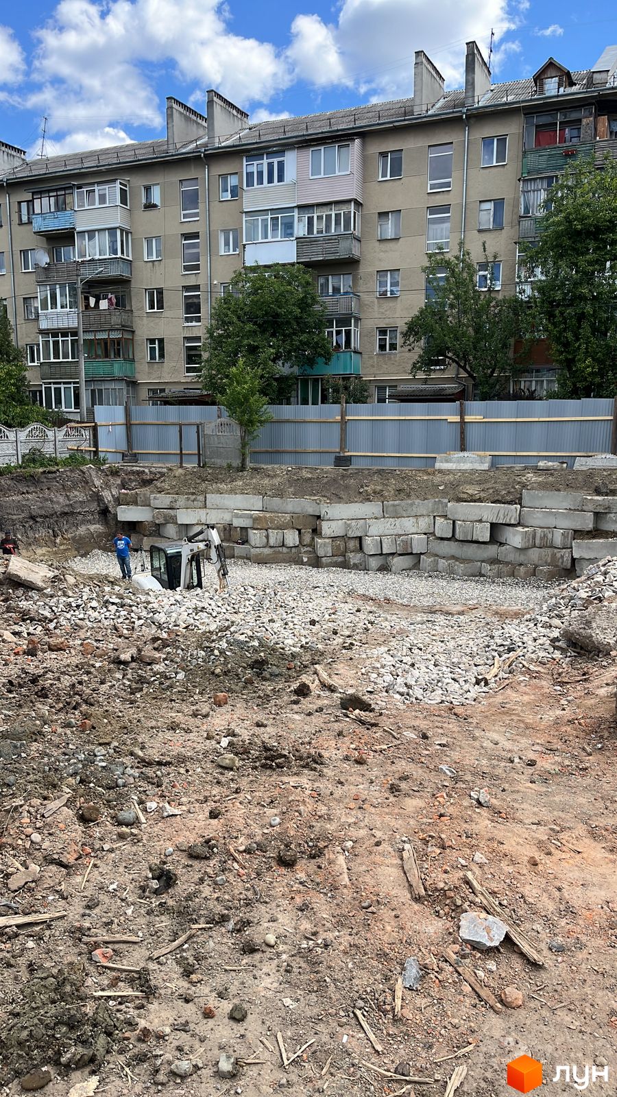 Моніторинг будівництва Клубний будинок на Панаса Мирного - Ракурс 3, травень 2024