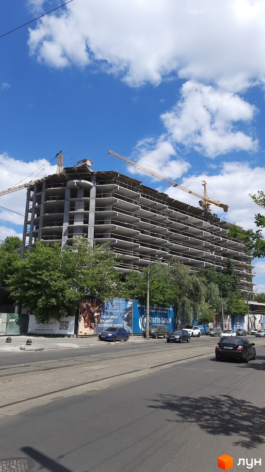 Ход строительства ЖК Podil Plaza & Residence - Ракурс 7, май 2024