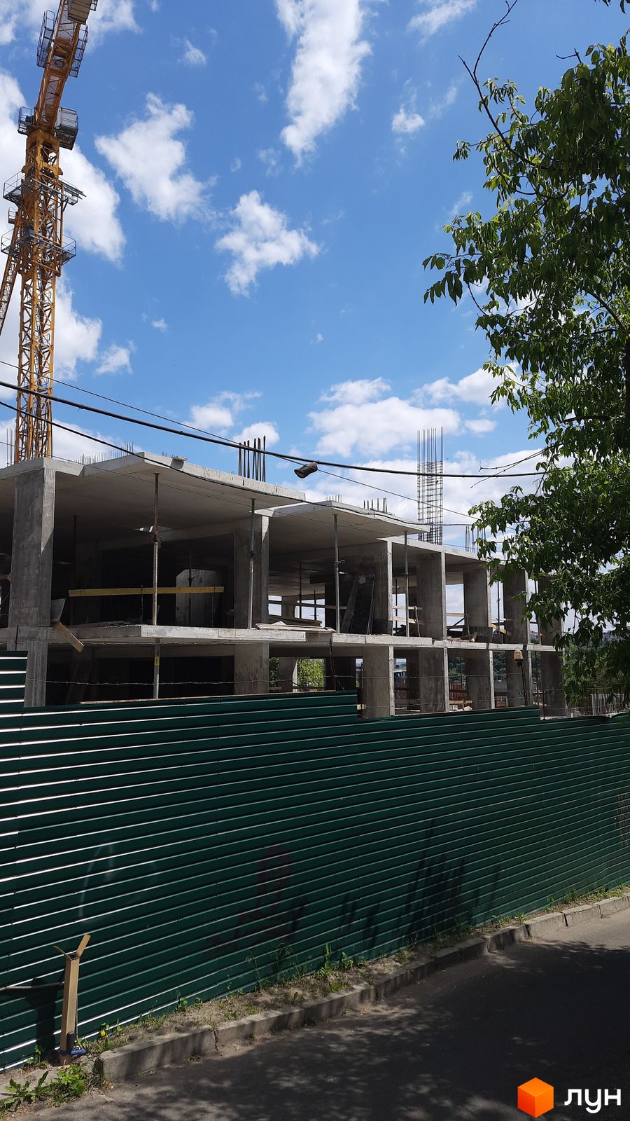 Ход строительства Клубный дом OLEGIV Podil - Ракурс 2, май 2024