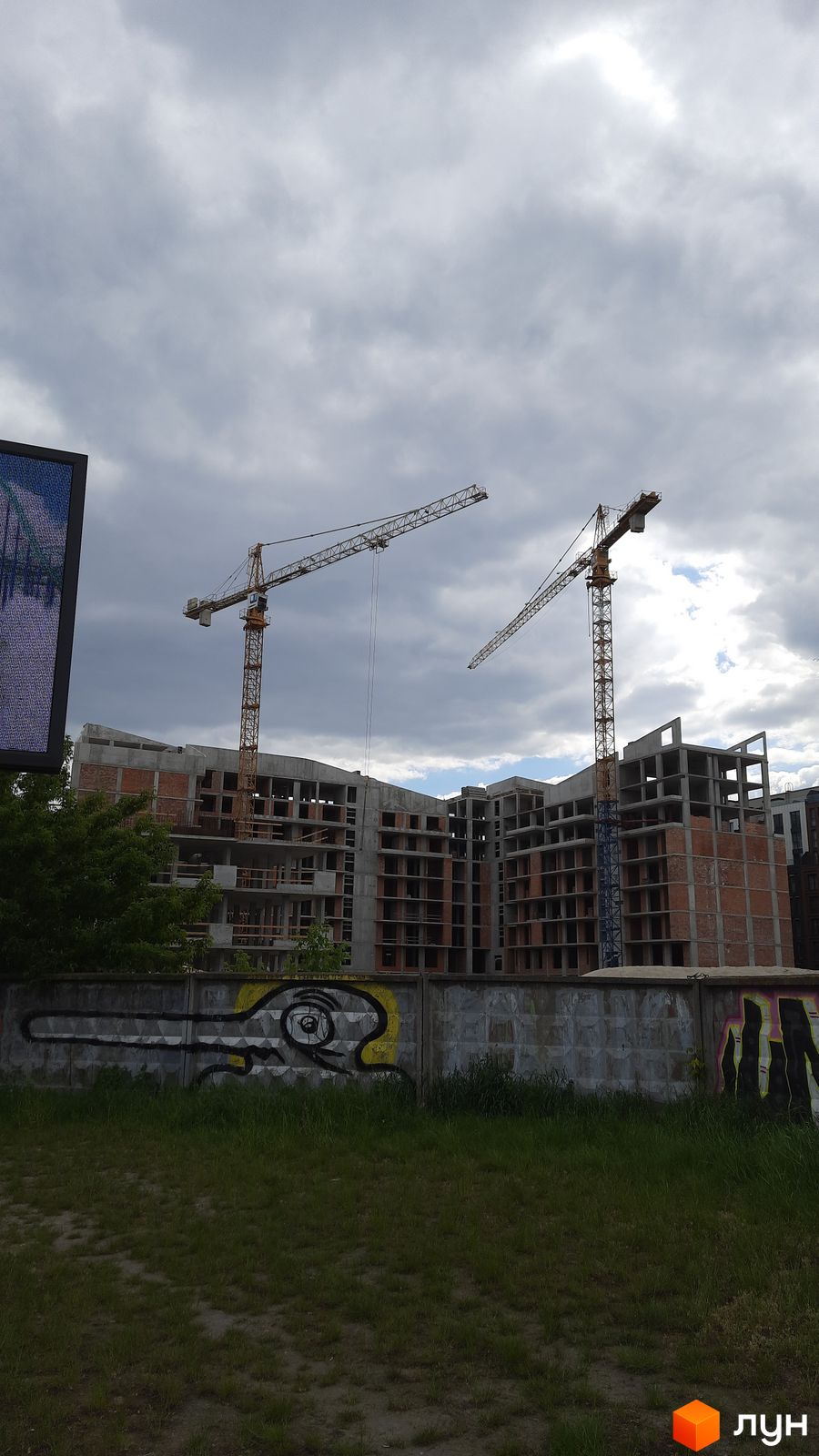 Ход строительства Жилой район Rybalsky - Ракурс 24, май 2024