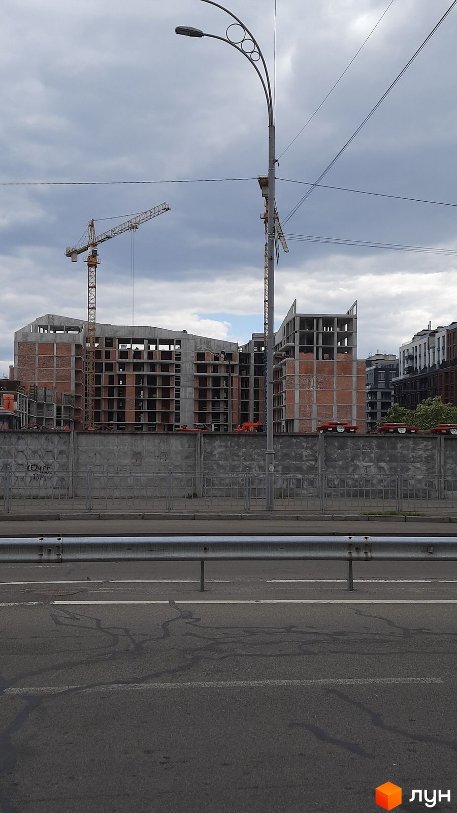 Ход строительства Жилой район Rybalsky - Ракурс 15, май 2024