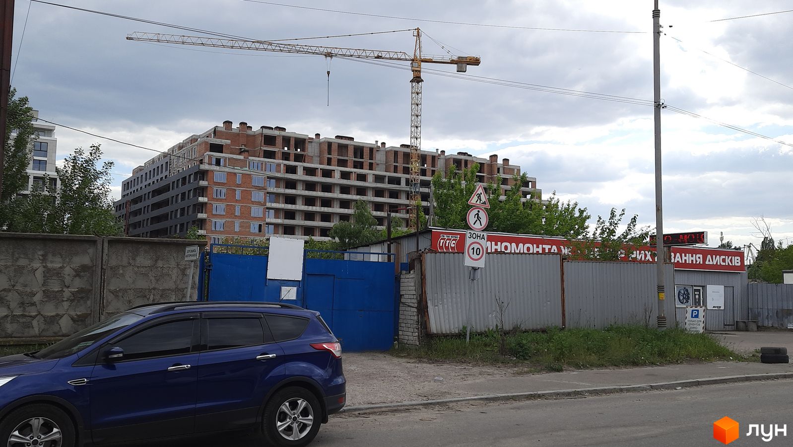Ход строительства Жилой район Rybalsky - Ракурс 14, май 2024