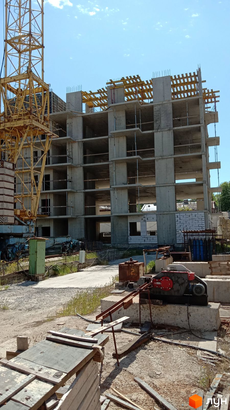 Моніторинг будівництва ЖК на Прохоровській - Ракурс 3, травень 2024