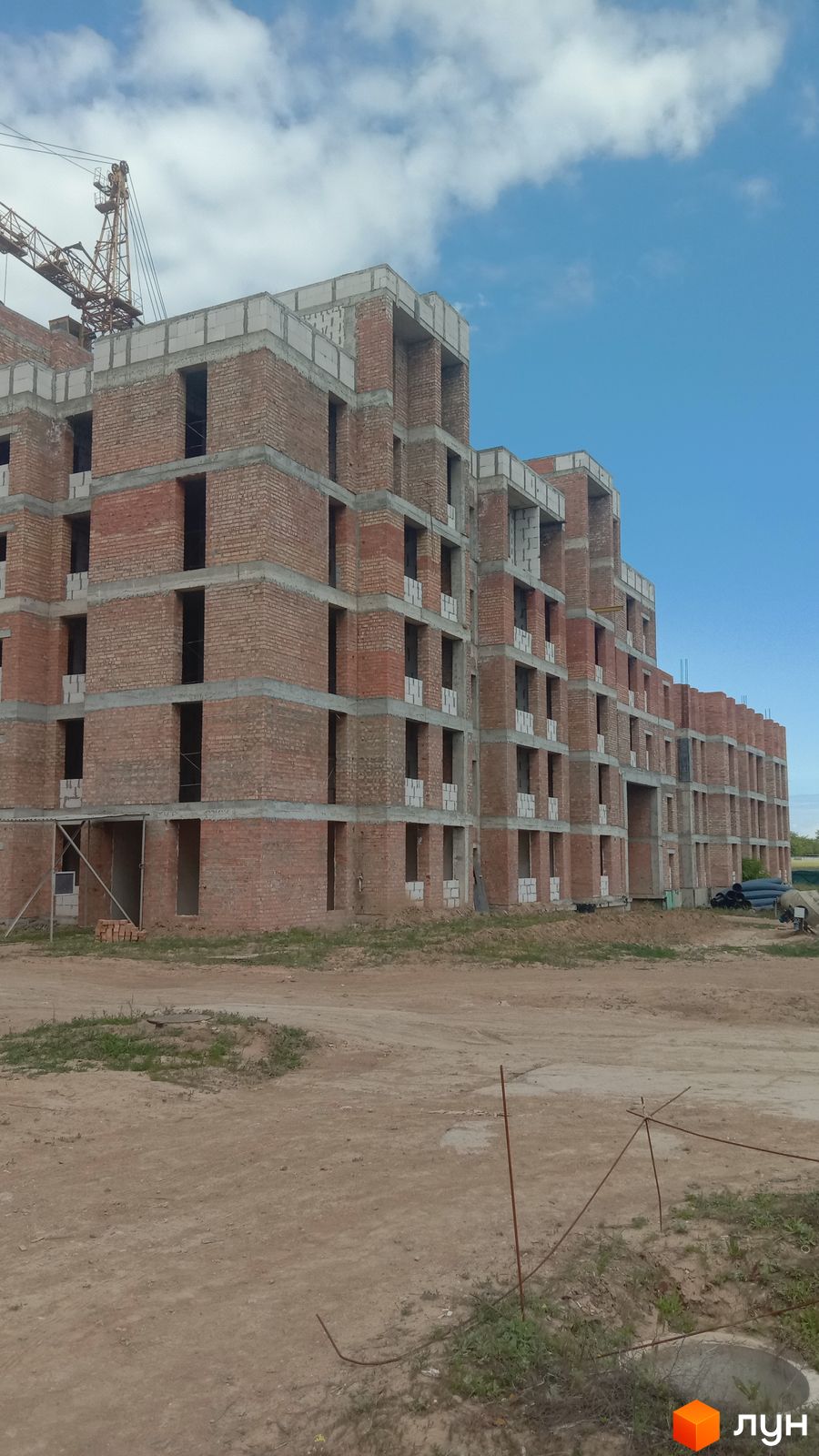 Моніторинг будівництва Житлове містечко KEKS - Ракурс 5, травень 2024