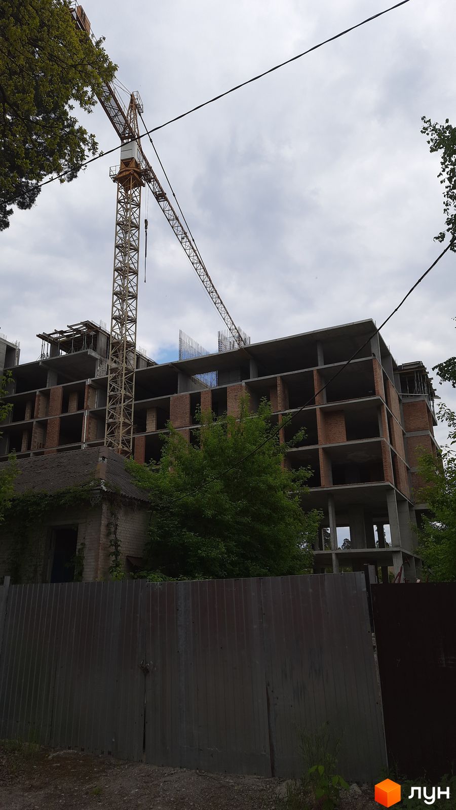 Моніторинг будівництва ЖК PUSHA HOUSE - Ракурс 4, травень 2024
