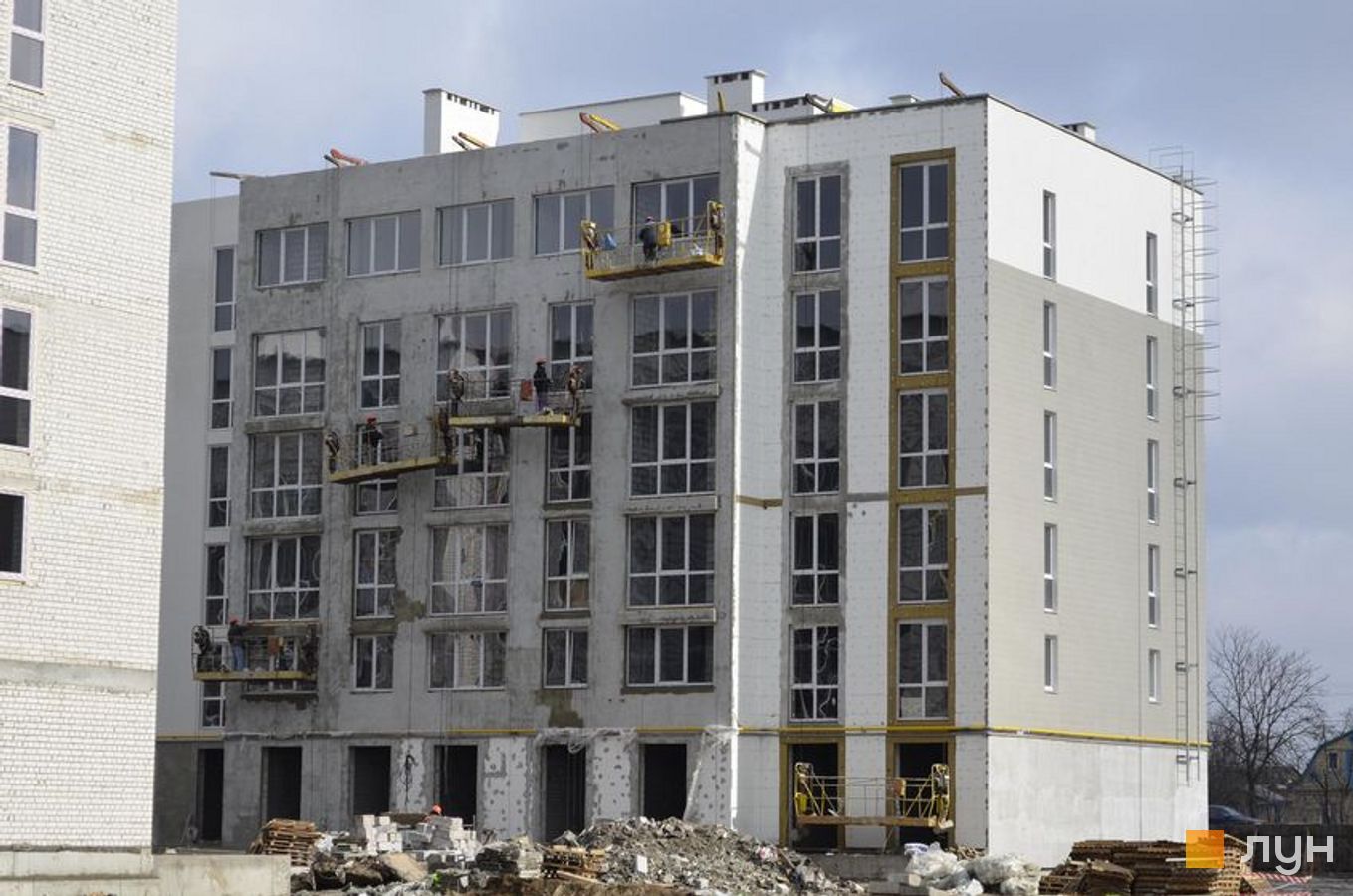 Ход строительства ЖК Столичный - Ракурс 1, березень 2015