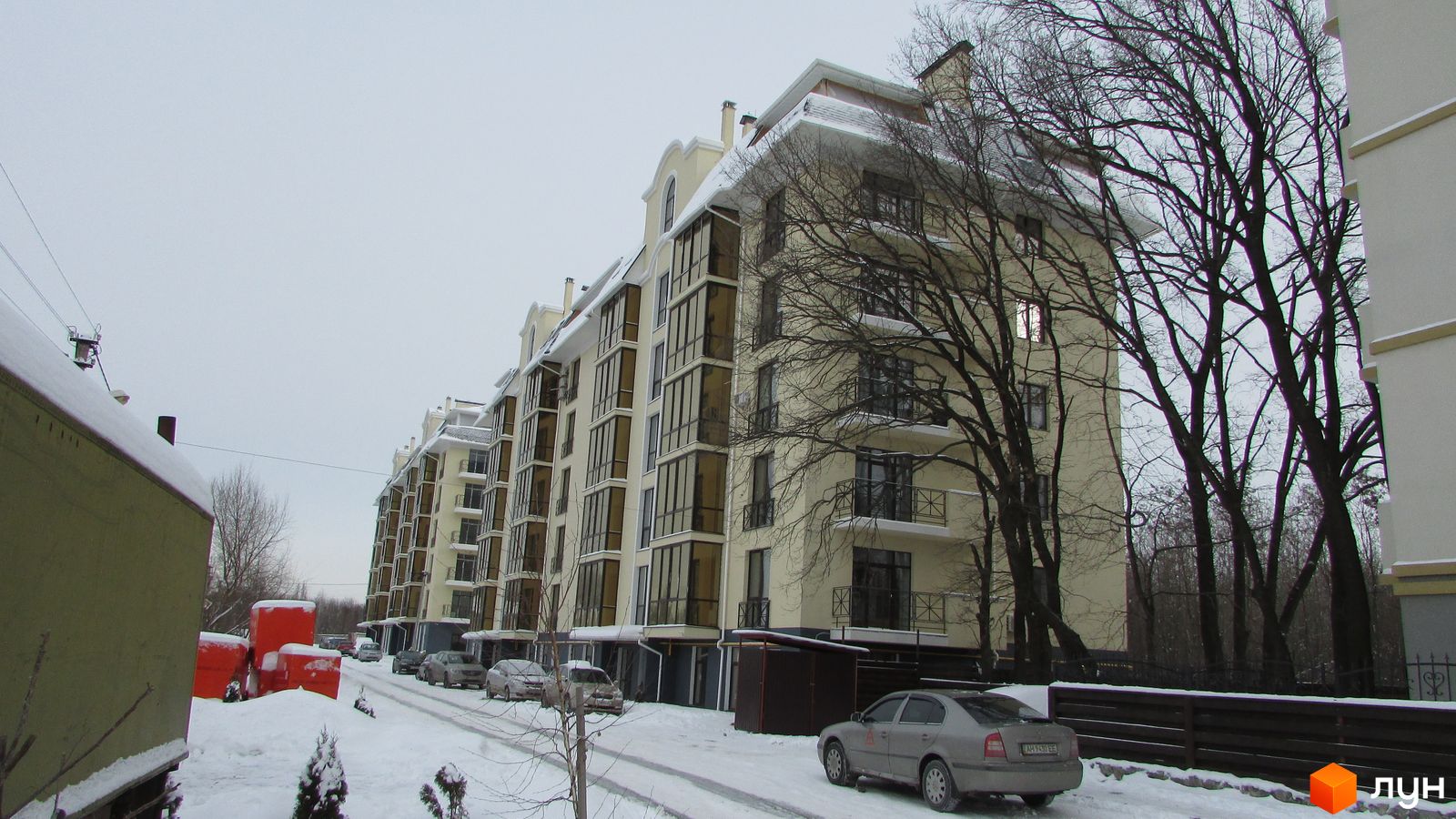 Ход строительства ЖК Almond apartments - Ракурс 1, лютий 2017