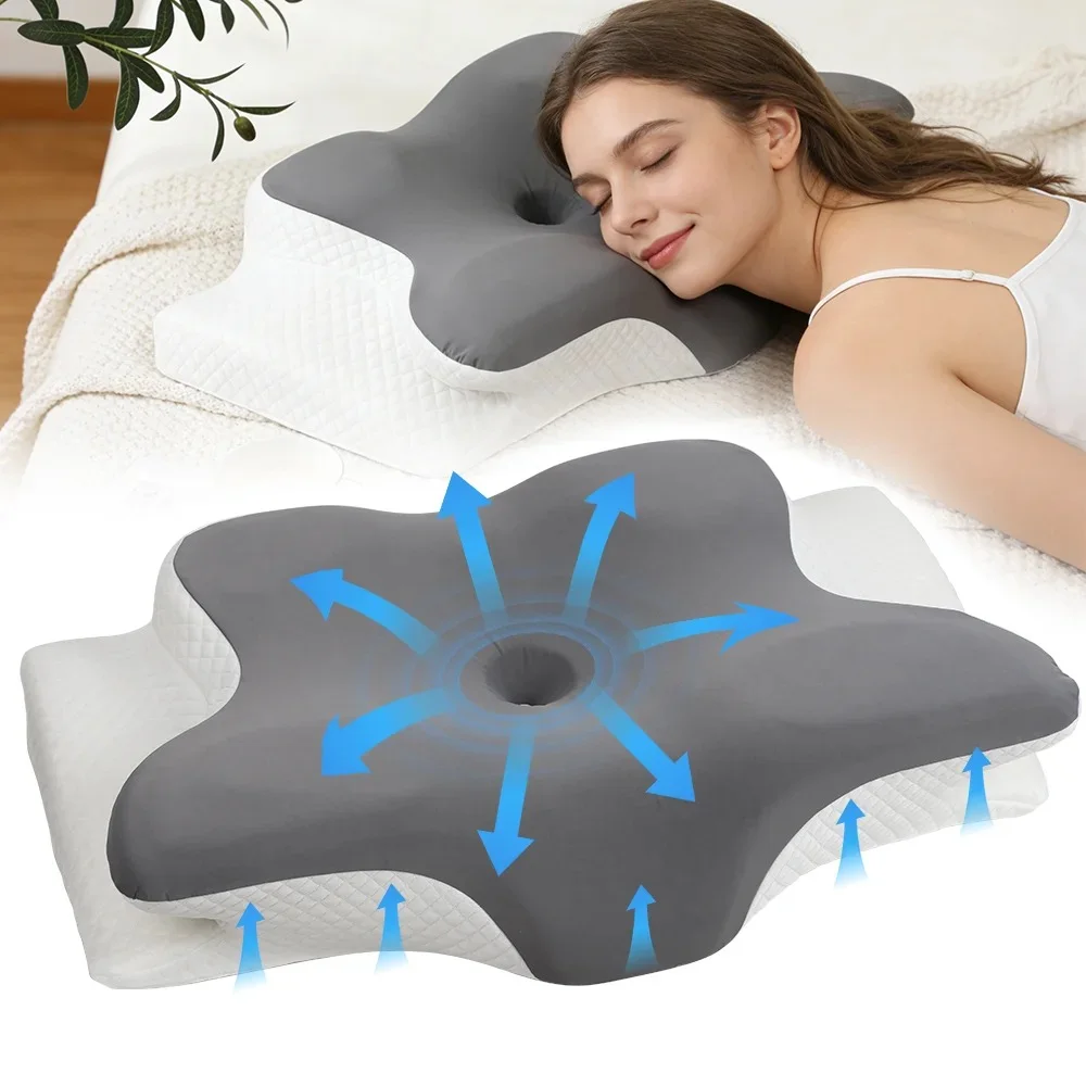 Butterfly Memory Foam Cervical Pillow | Cervical Pillow UK product image 1