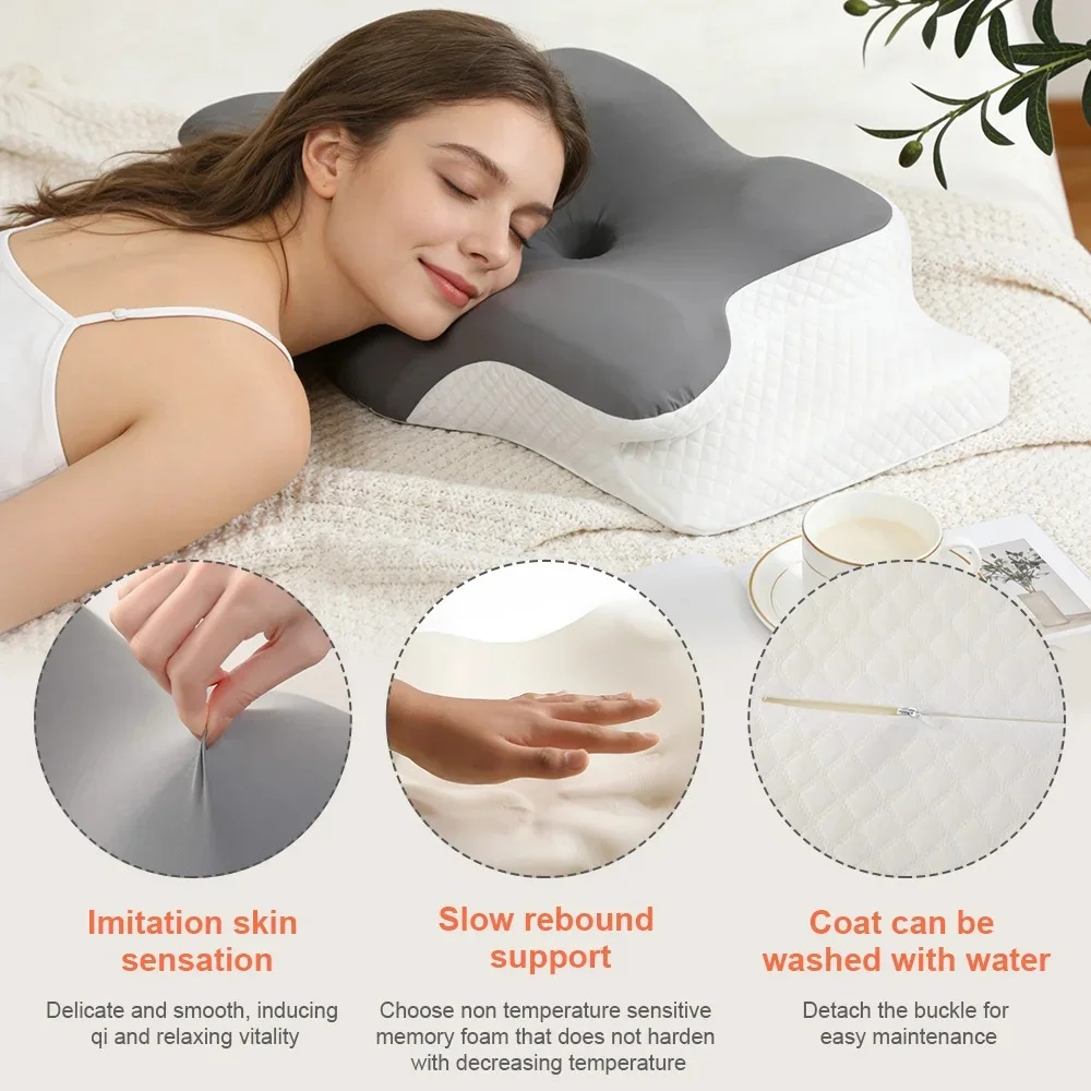 Butterfly Memory Foam Cervical Pillow | Cervical Pillow UK product image 3