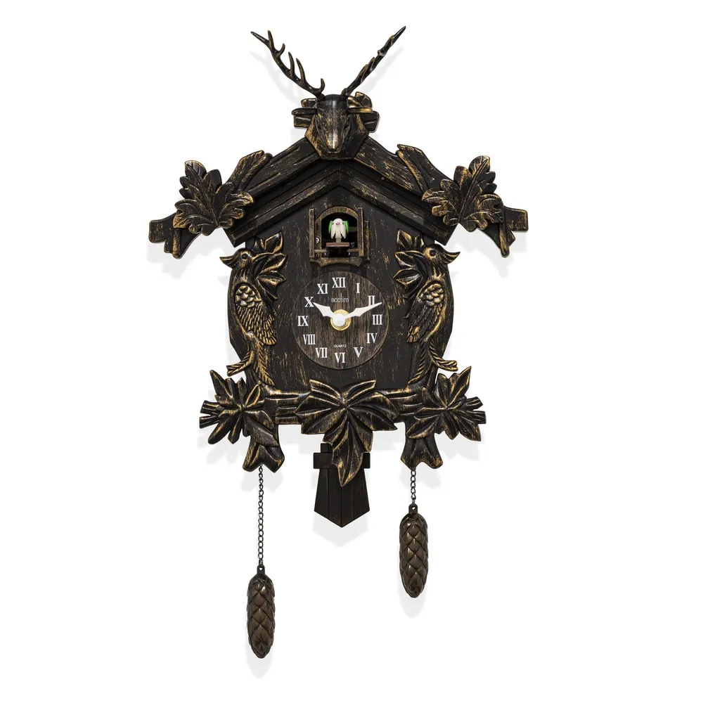Acctim Lindau Antique Bronze Pendulum Cuckoo Clock | Clockhaven product image 1
