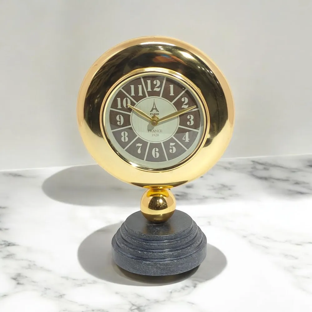 Mantel Clock - Elegant Silent Sweep Tabletop Timepiece with Easy-to-Read | Clockhaven product image 1