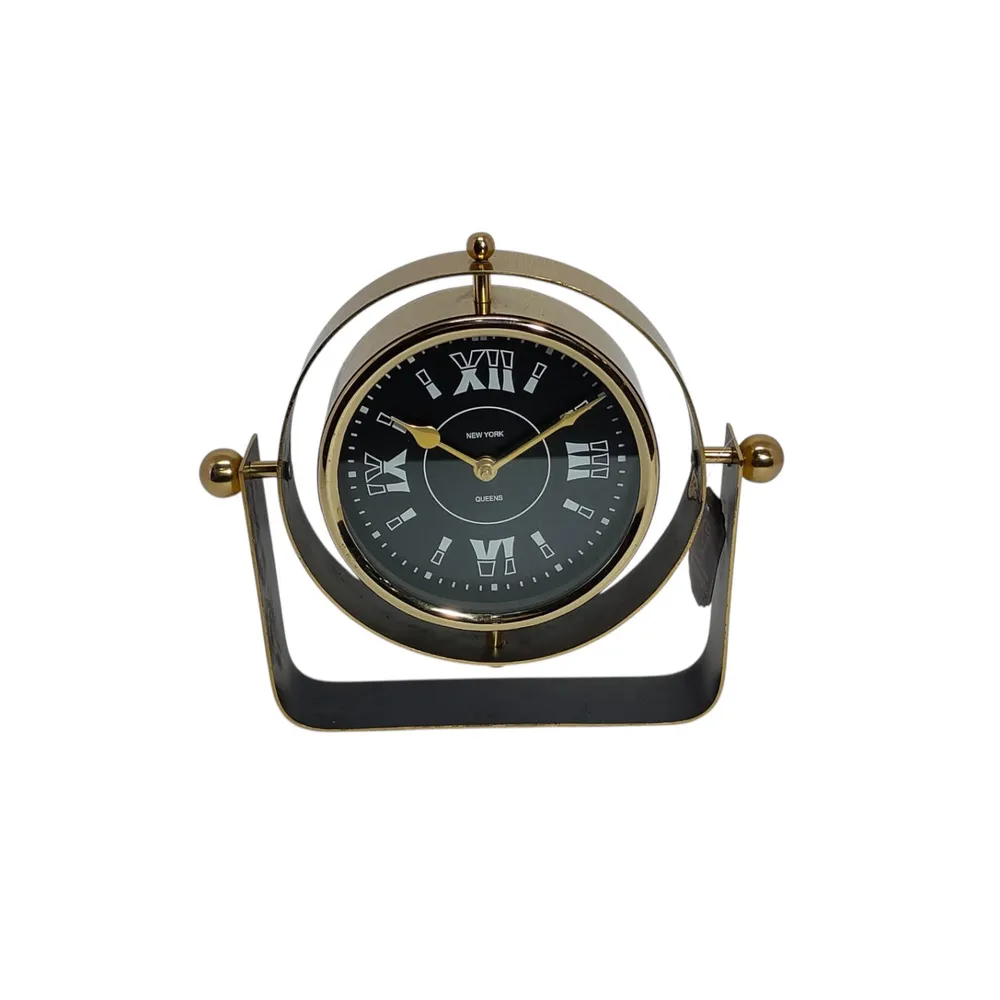 Silent Sweep Mantel Clock - Elegant Tabletop Timepiece with Quiet Operation, Sleek | Clockhaven product image 1