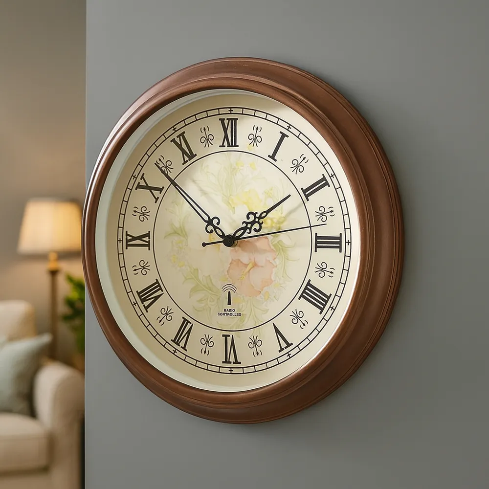Decorative Radio-Controlled Wall Clock | Clockhaven product image 1
