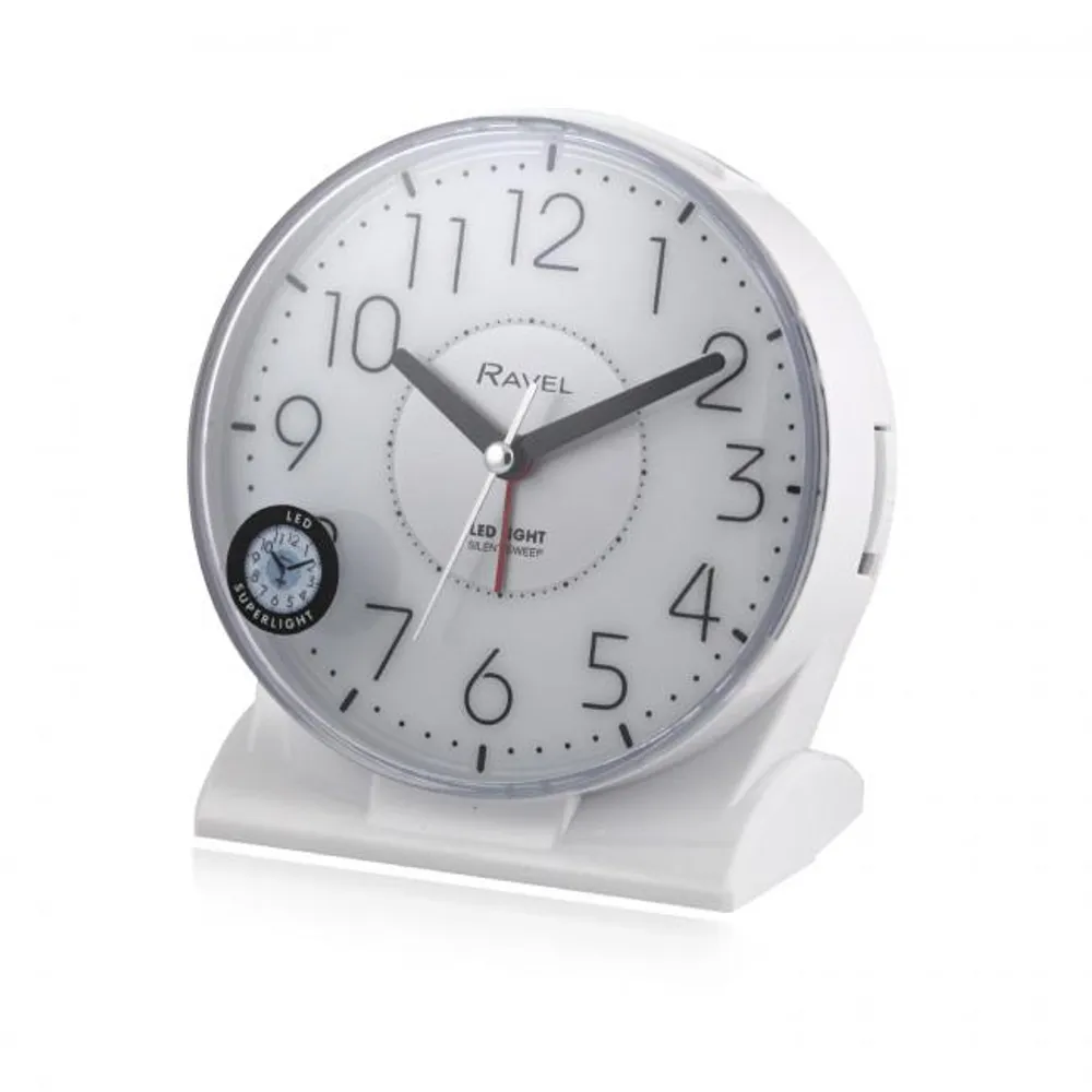 Ravel Large Contemporary Quartz Alarm Clock | Clockhaven product image 1