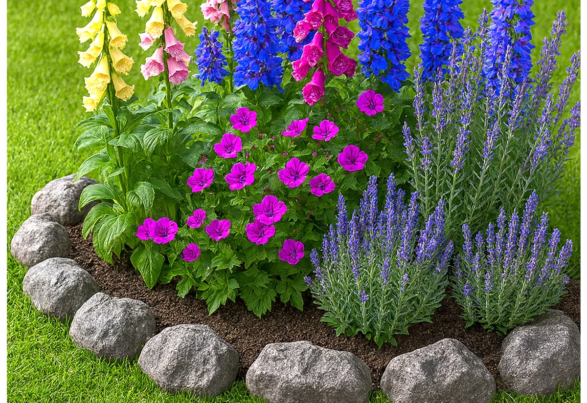 14 Piece Stone Effect Garden Edging product photo