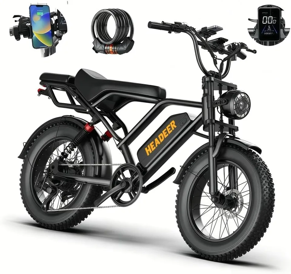 Headeer BK20 Fat Tire Retro Commuter E-Bike