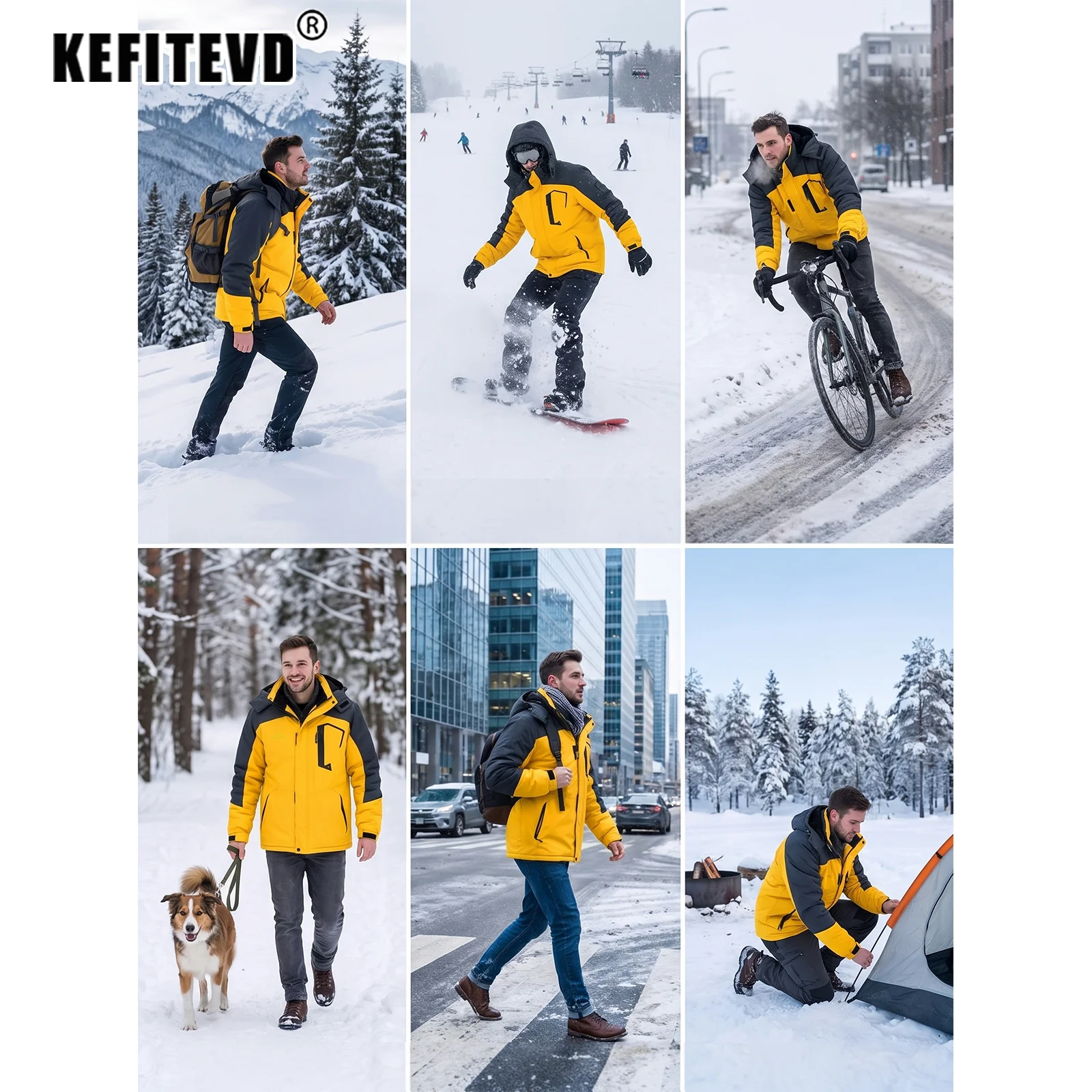 Men's Waterproof Ski Jacket photo 2