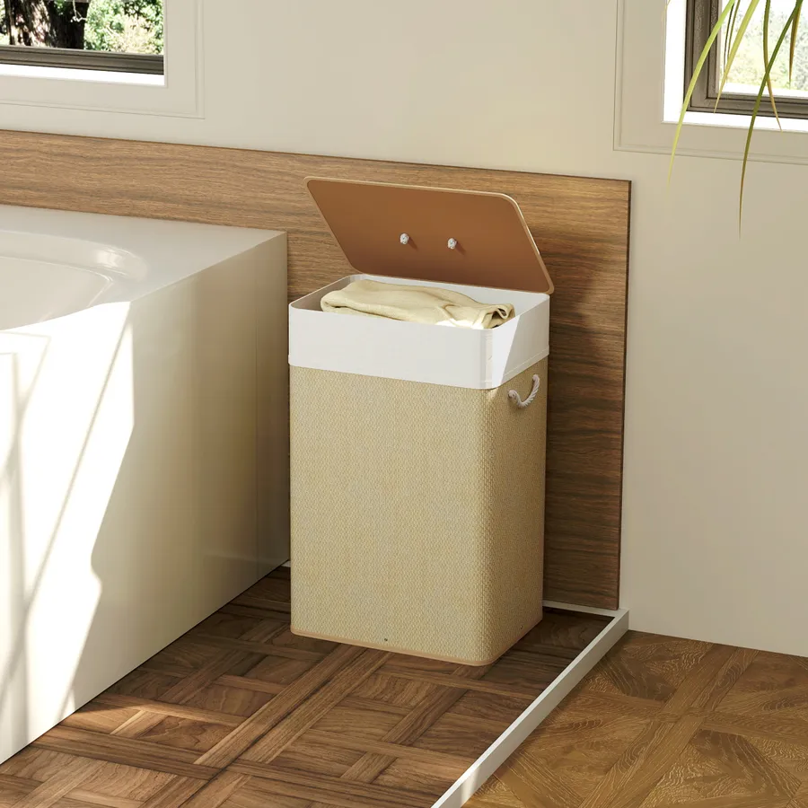 Laundry Hamper Cabinet/ Storage cabinet | LimeAway product image 1