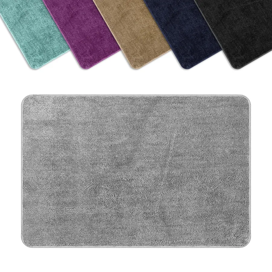 VINSANI BATH MAT 50X80cm L.GREY | LimeAway product image 1