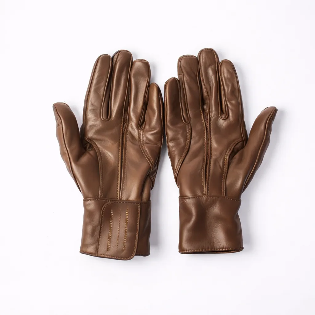 Leather Bike Gloves - Full Finger Riding Gloves UK