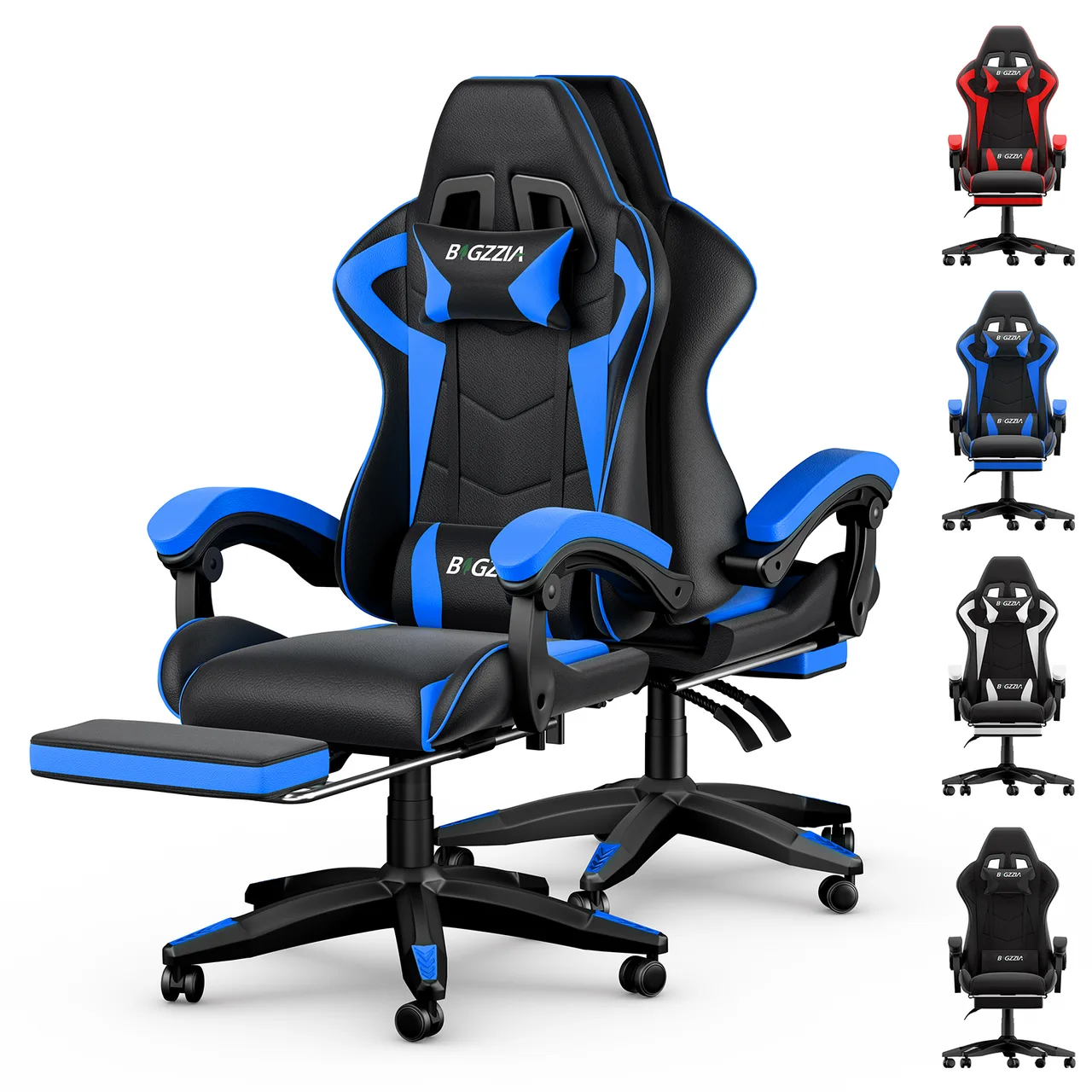 Ergonomic Gaming Chair with Footrest Gamer Chairs Ergonomic