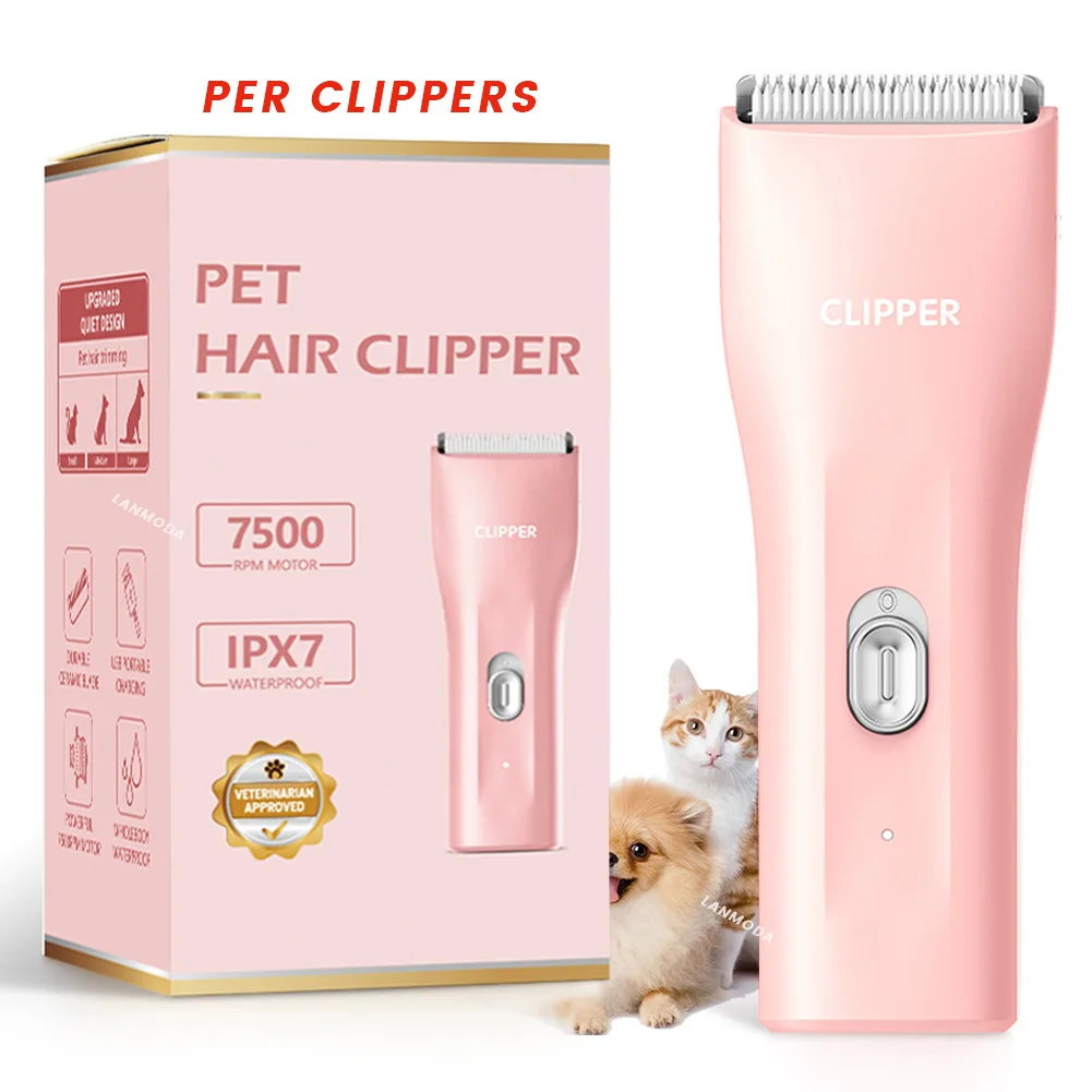 Small Dog Hair Clipper Electric Grooming Trimmer for Pets USB