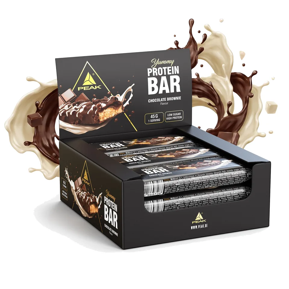 Yummy Protein Bar box and bar