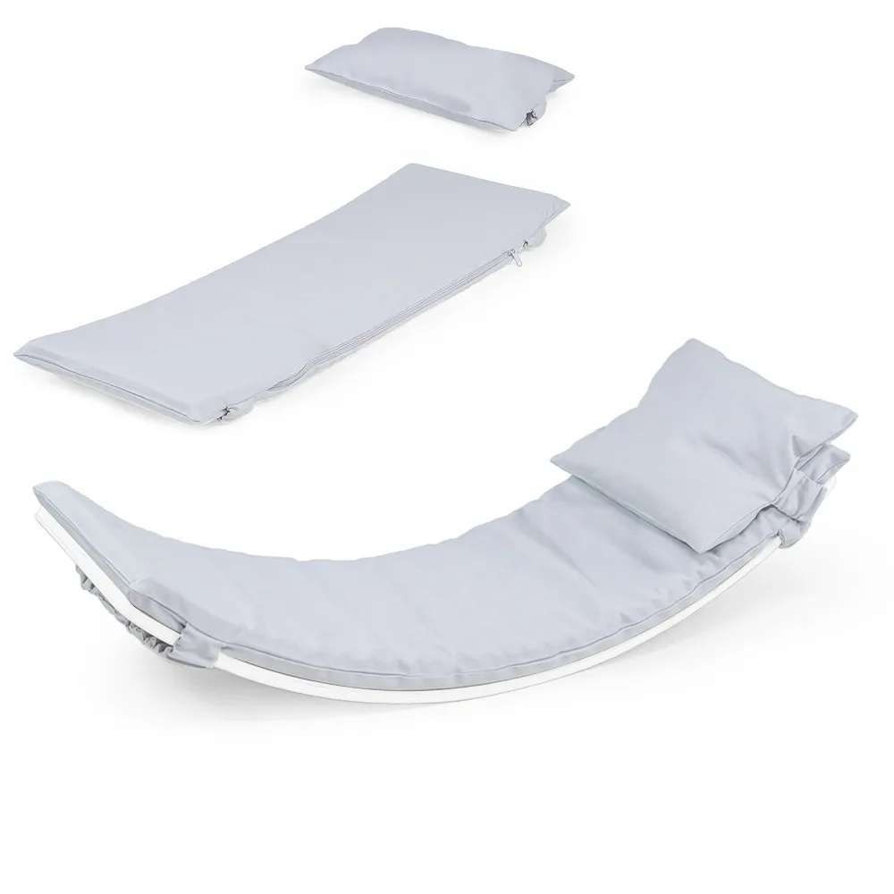Light grey Pillow for balance board kids