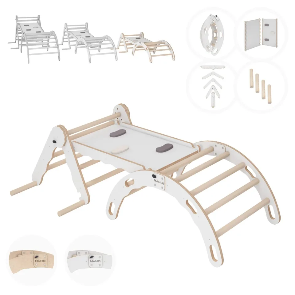 Set: Climbing triangle + Cradle + Slide for children (S)