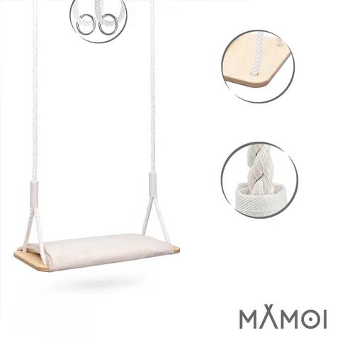 21e4615edce7f557 480 - Wooden Swing with Velvet Cushion | Tiny Summit