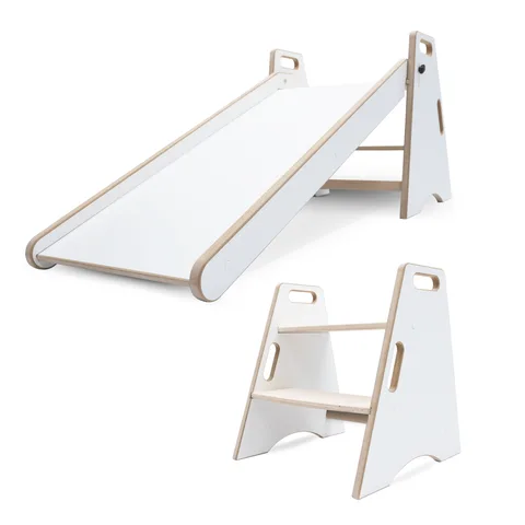 3537c8a9e810156e 480 - Indoor Kids Slide - 2-in-1 Wooden Slide & Step Stool | Tiny Summit