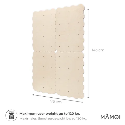 422dc2f6289a658a 480 - Kids Climbing Wall, Natural (XL, holds not included) | Tiny Summit