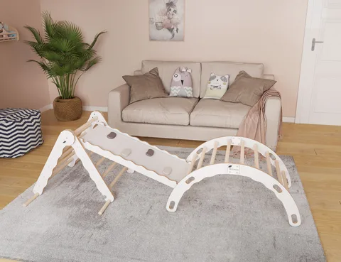 4f117eeee4669deb 480 - Set: Climbing triangle + Cradle + Slide for children (M) | Tiny Summit